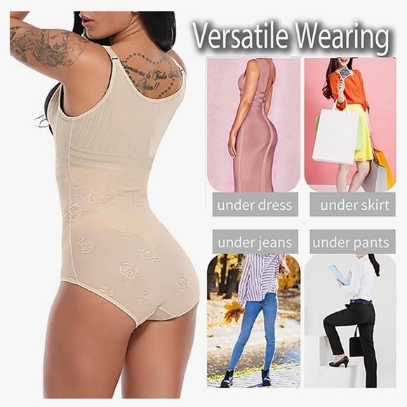 MISS MOLY Bodysuit Body Shaper Seamless Fajas Compression Garment Full Shapewear - Picture 3 of 16